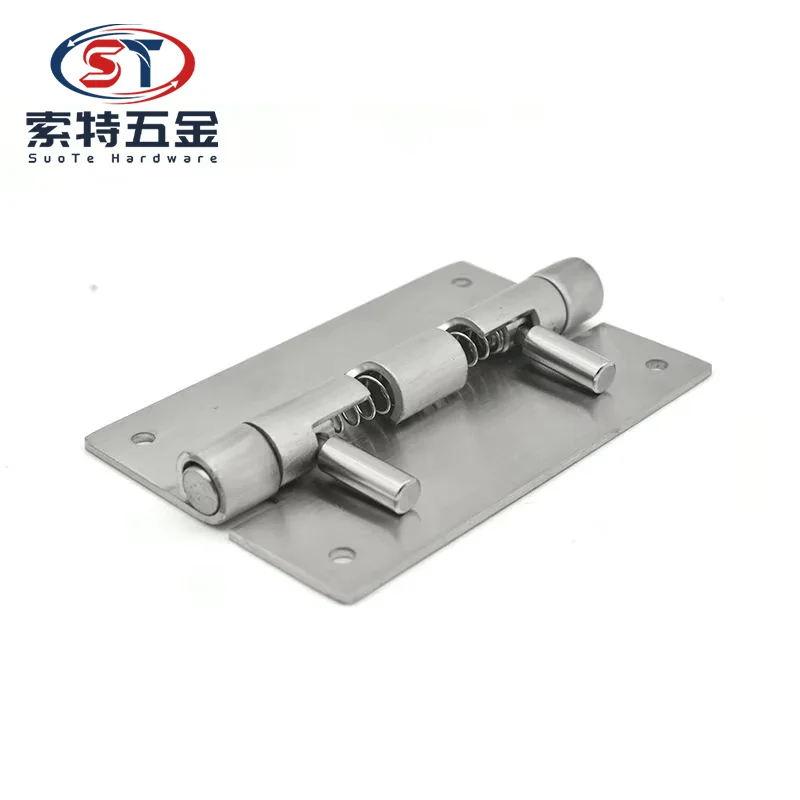 XK425 304SS Butterfly Flat Adjustable Square Removable Squeeze Release Quick Disconnect detachable Hinges with Hole