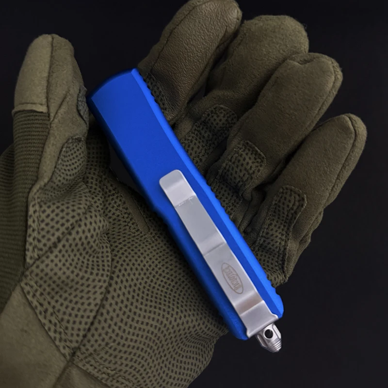 Micro Tech UT Series UT85 Ultra D2 Steel Camping CNC Aluminum Handle Outdoor Pocket folding tool EDC Tools