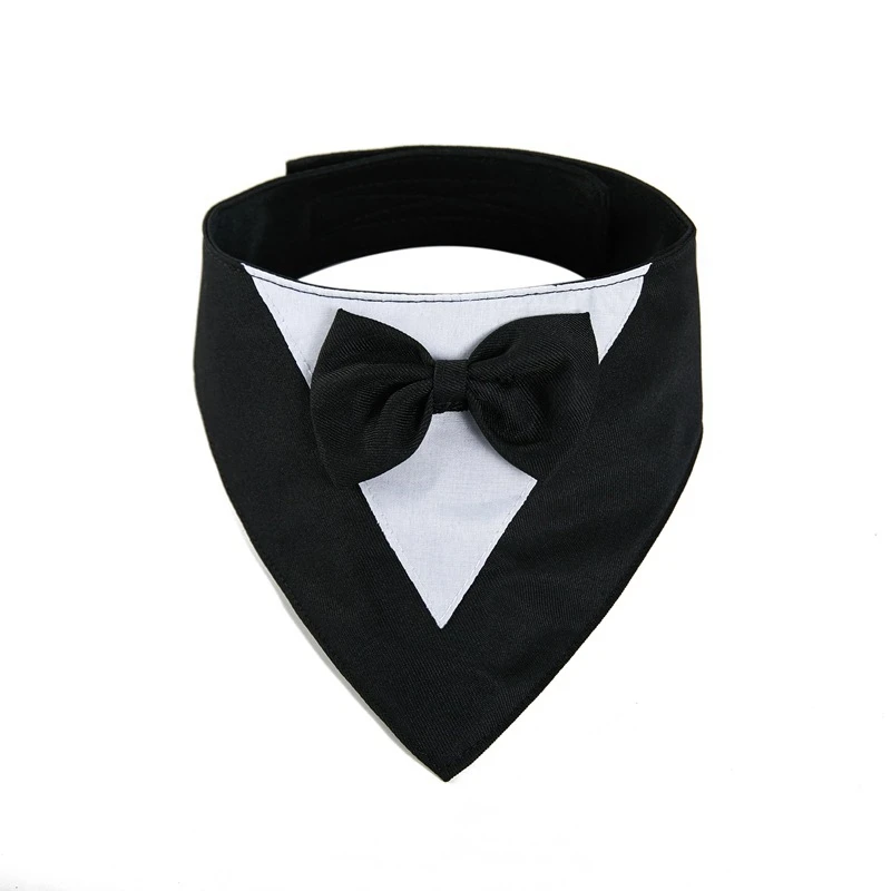 Dog Tuxedo,Formal Dog Wedding Collar With Bow Tie,Dog Birthday Costume Pet Party,Dog Valentines Outfit Cosplay