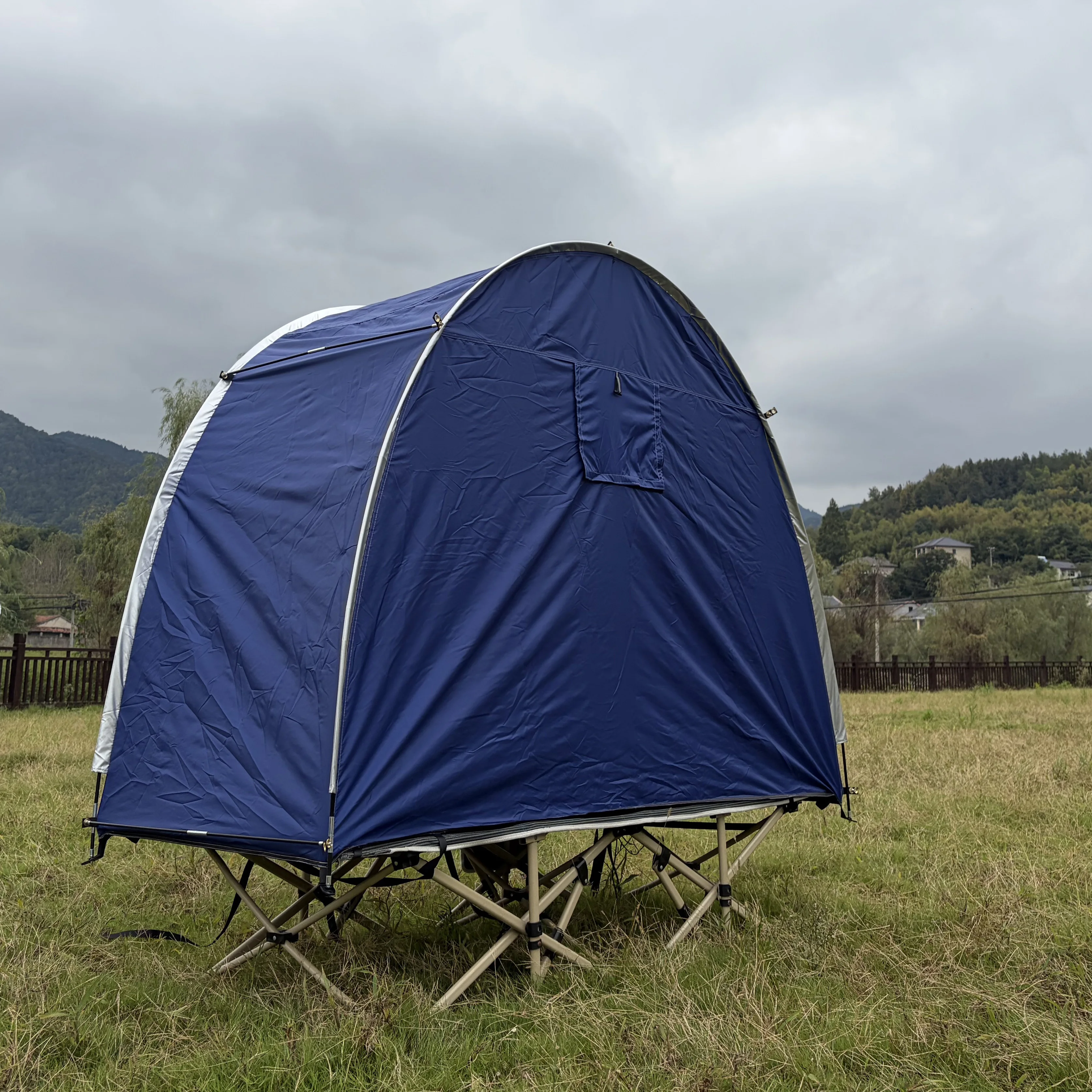 

Палатка-раскладушка для кемпинга - Водонепроницаемая одноместная кровать-раскладушка для взрослых, портативная, легко устанавливаемая палатка