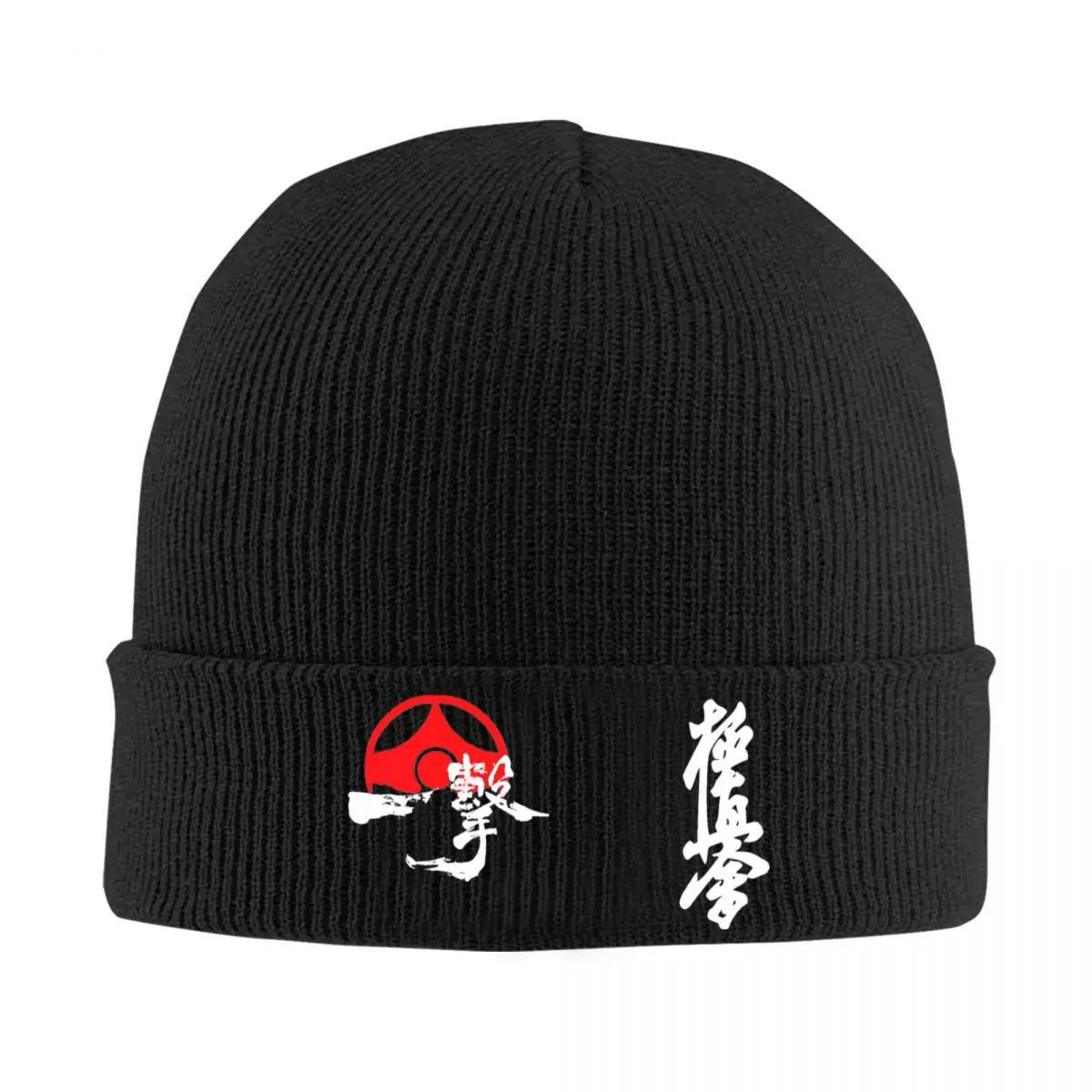 Ichigeki Kyokushin Karate Beanie Hats Trendy Caps Adult Unisex Hippie Skullies Beanies Autumn Winter Pattern Elastic Beanie Hats