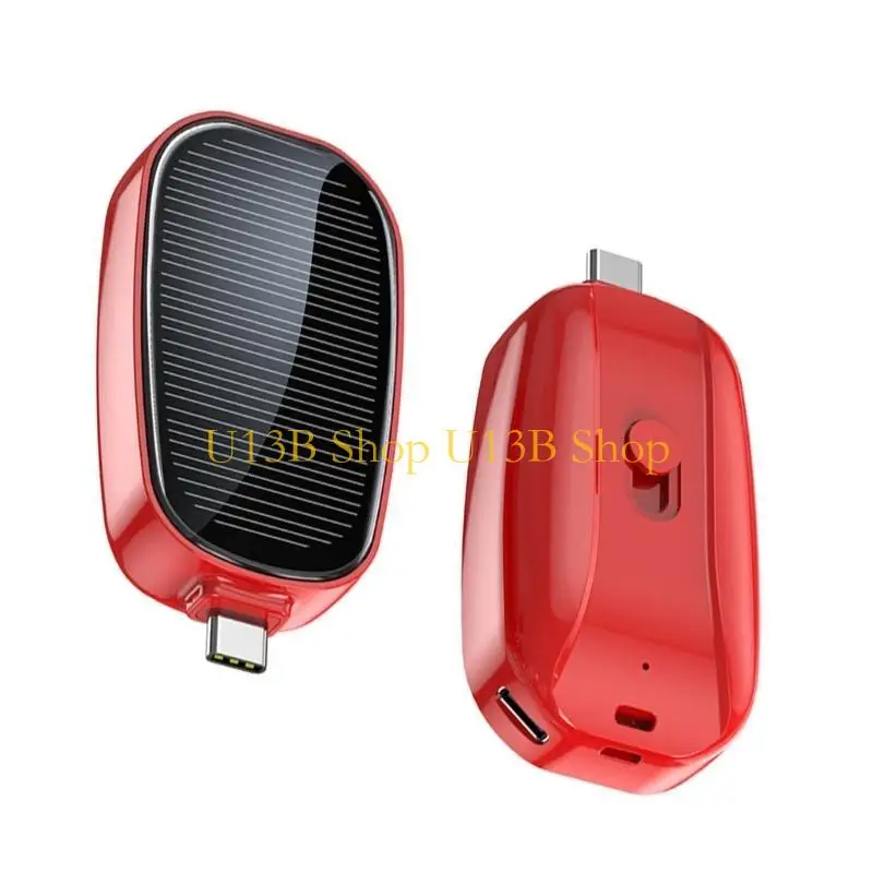 U13B Photovoltaic External Battery Tiny Transportable Permanent Plastic Prompt wash Crisis Charging of Multiple USB Devices