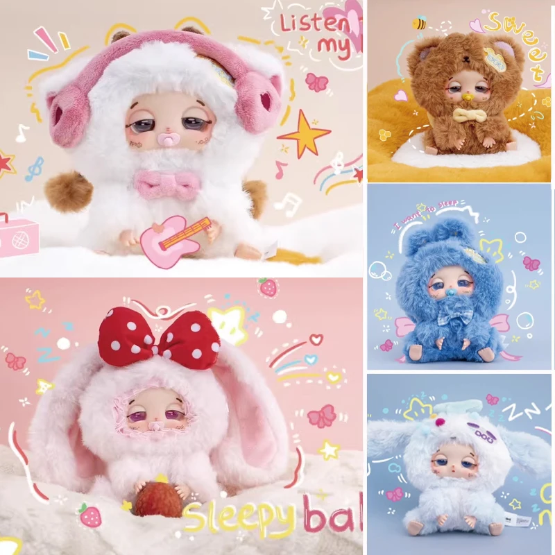 

Baby Three Sleepy Head Good Luck Giveaway Series слепая коробка трендовая игрушка милая кукла рюкзак кулон орнамент загадочный сюрприз подарки