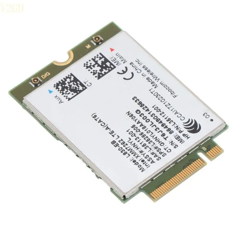 Y2GD L830-EB Модули для X280 T480 T580 P52S XMM7262 LTE-A (CAT6)