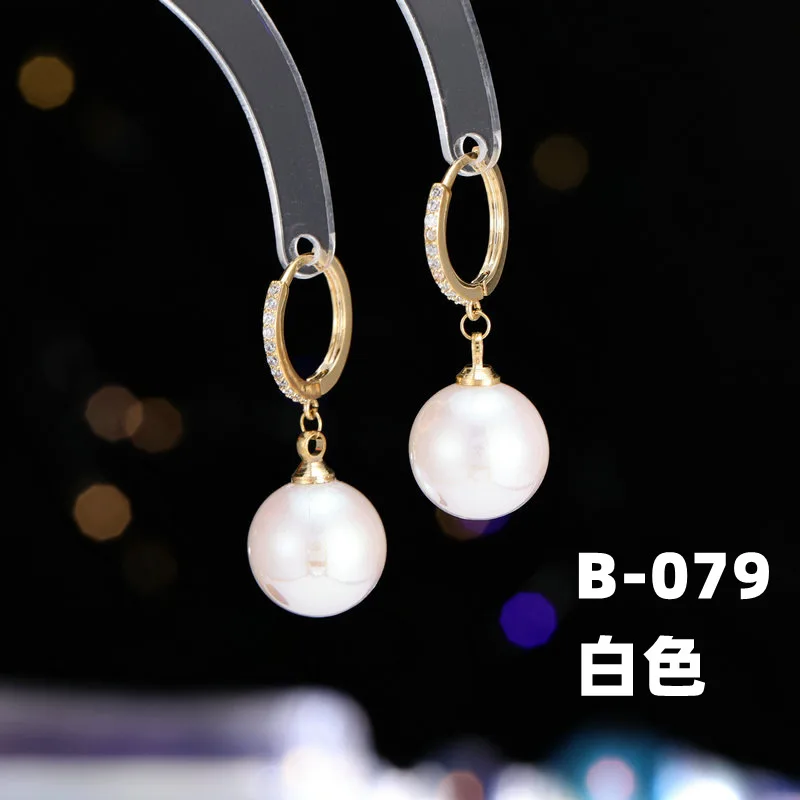 Уникальные, элитные, элегантные и простые серьги с красным жемчугом имеют высококачественное чувство дизайна и универсально и большие.