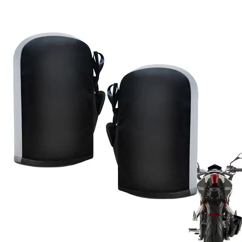 

Snowmobile Handlebar Gloves Scooter Handle Grip Gauntlets Gloves Waterproof ATV Handlebar Warmer Mitt For Cold Riding Cycling