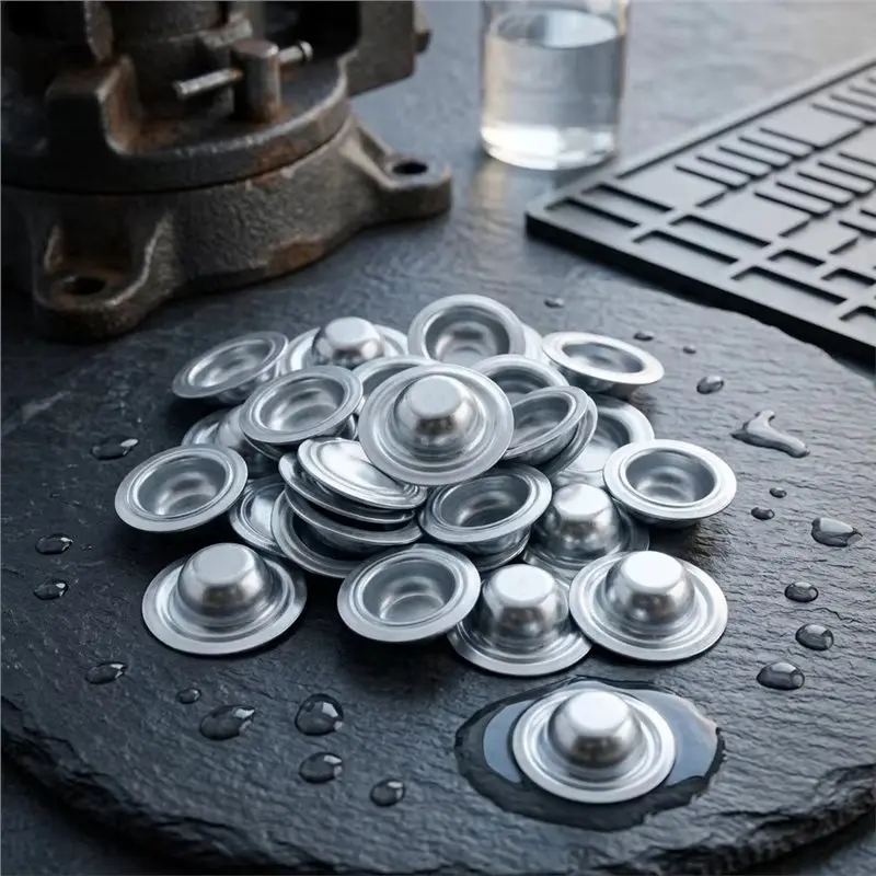 PORK-Screw Caps 50Pcs Screw Caps Steel Anticorrosion For DIY Projects Industrial Fastener Repair Use