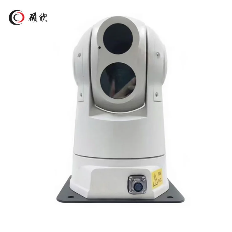 Dual Sensor Marine PTZ Camera Built-in Battery Infrared Thermal Imaging Gyroscope Stabilisation