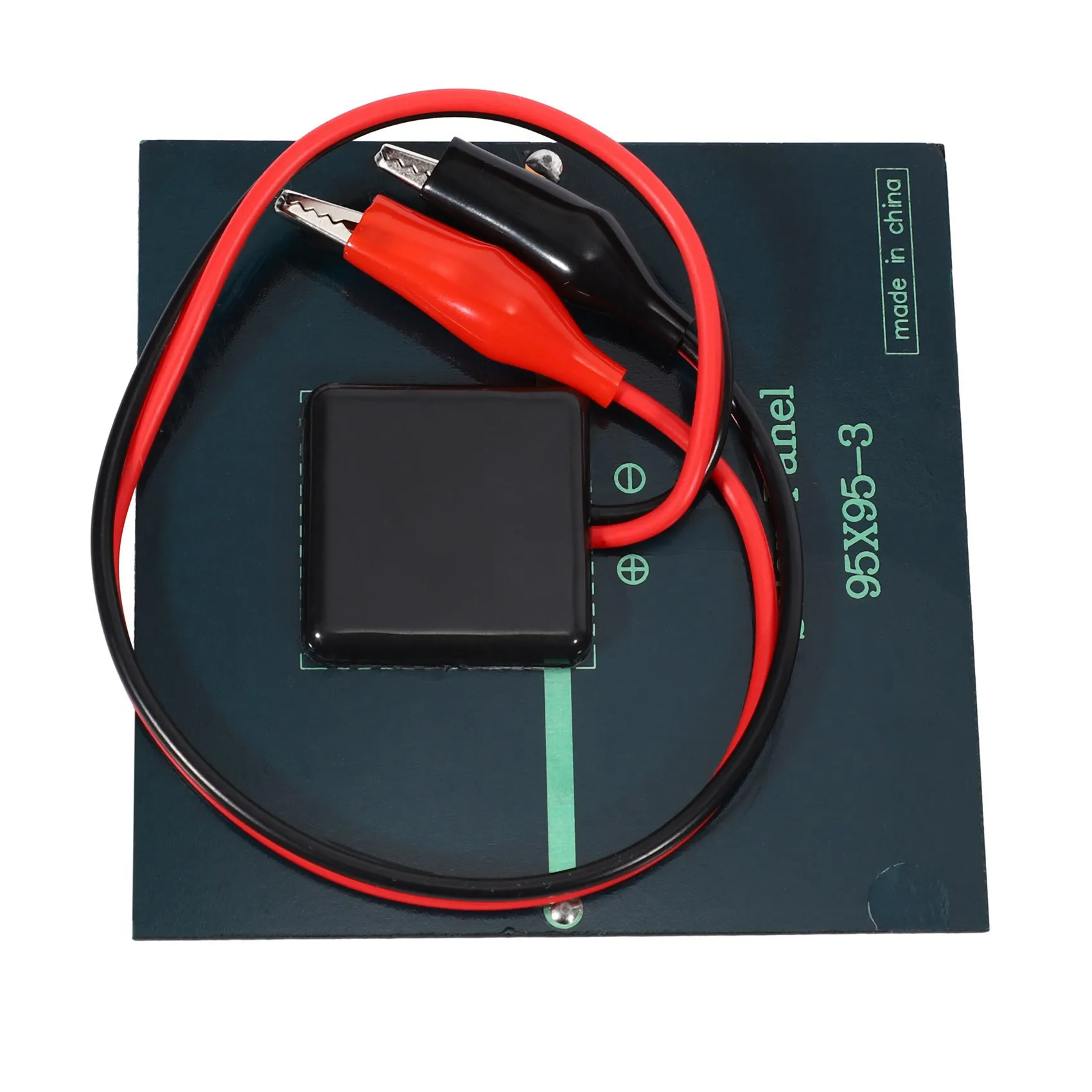 

Солнечная панель B62B-2X 1W 5.5V из поликристаллического эпоксидного силикона + зажим для зарядки 3.7V аккумуляторных систем и светодиодных ламп для учебы