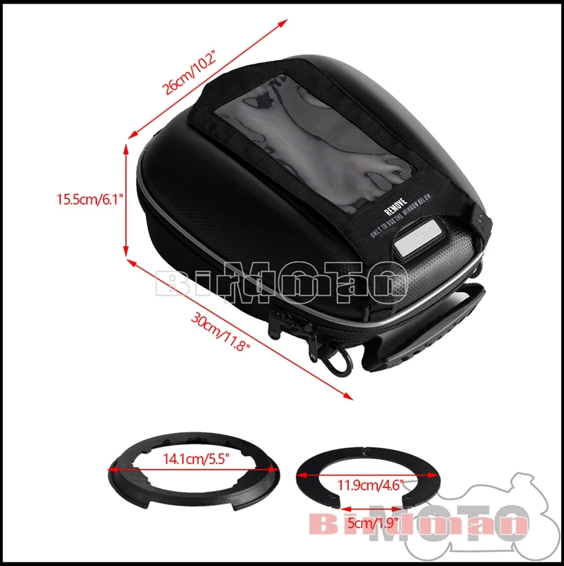 Motorcycle Fuel Tank Bag Waterproof Saddlebag For Honda CBR 600RR 900 1000RR VFR 800 XL 700 1000 CB 600 750 900 1000R CBF 600