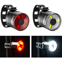 Lixada Bike Tail Light LED Bicycle Rear Light Cycling Safety Night Light Taillight Warning Light Mountain Bike Accessories 2024