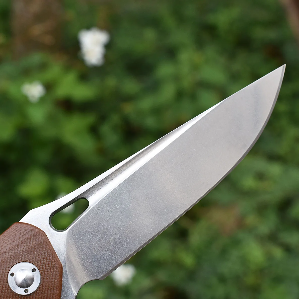 M390 Baja G10 Pegangan Bantalan Bola Pisau Lipat Saku Berkemah Berburu Kelangsungan Hidup Luar Ruangan EDC Pemotong Alat Penyelamatan Nyawa Hutan