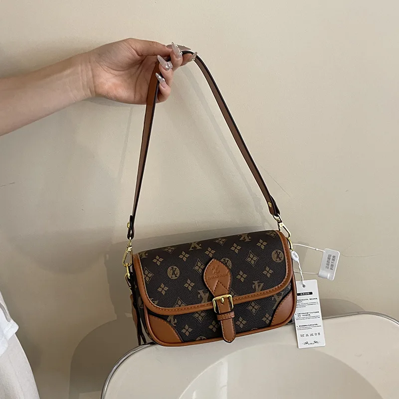 

Винтажная сумка через плечо 2025 года, женская трансформируемая сумка через плечо, текстурированная веганская кожаная сумка «день-ночь»