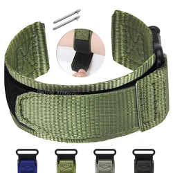 22mm Sport Nylon Strap Quick Release Watchband Universal Replacement Wristband for Women Men Waterproof Bracelet Tactical Band
