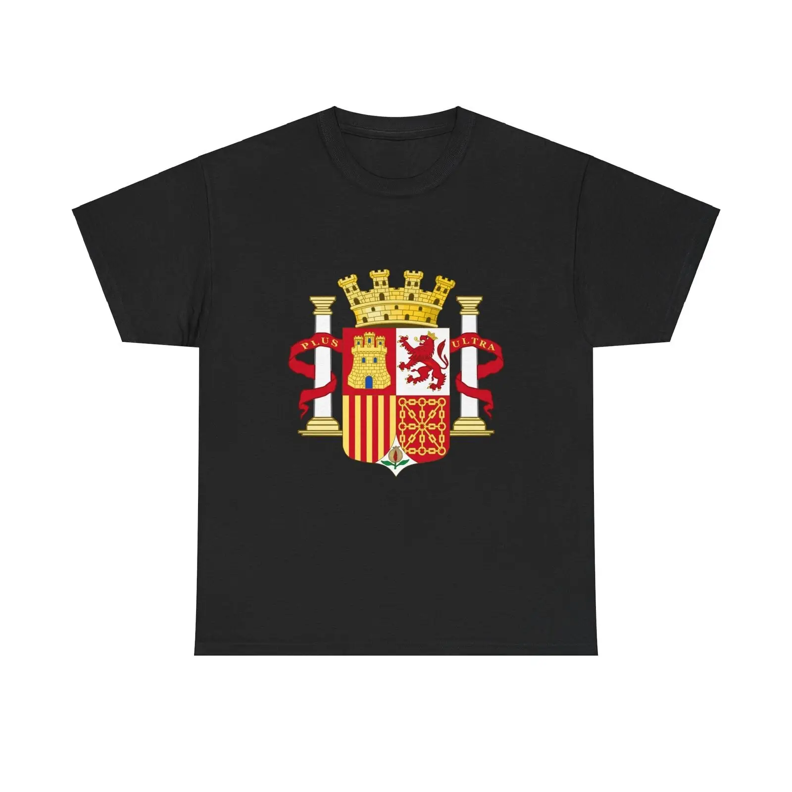 

Coat of Arms of Spain (1868-1870 and 1873-1874) Men T-Shirt Short Sleeve Casual 100% Cotton T Shirts