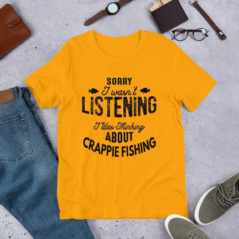 Thinking About Crappie Fishing T Shirt