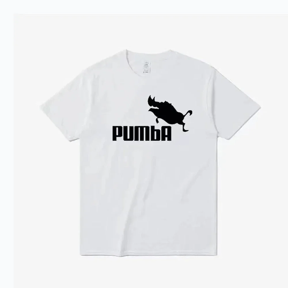 Vintage PUMBA Lustiges Parodie-T-Shirt, Unisex The Lion King Grafik-T-Shirt für Männer und Frauen, Harajuku Streetwear Oversized Top – Detail 4