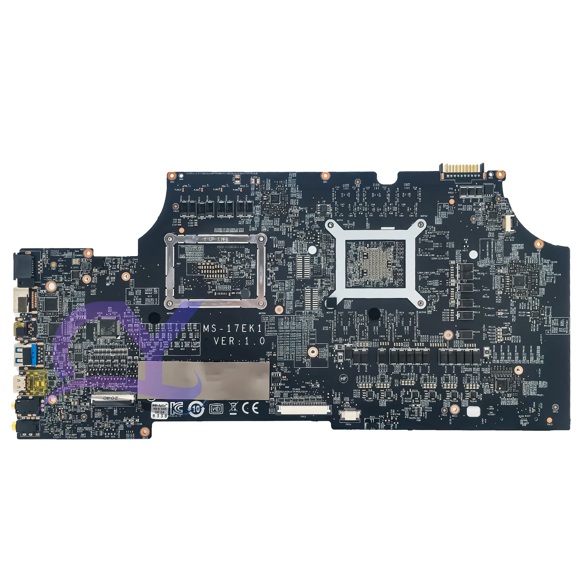 MS-17EK1 Laptop Motherboard For MSI MS-17EK ALPHA 17 A4DE Mainboard R5-4600H R7-4800H RTX5600M/V6G 100% Testd Fast Shipping