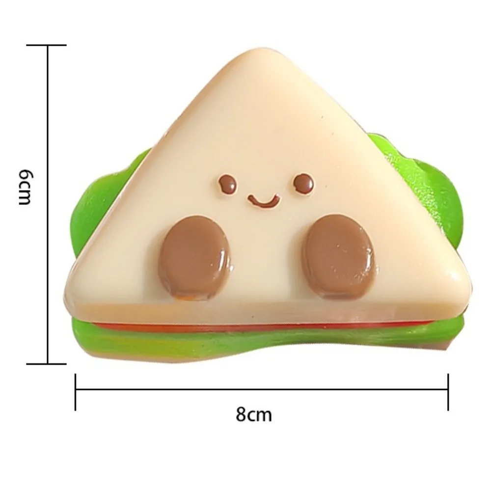 Slow Rebound Sushi Squeeze Toy Pinch Soft Simulation Sandwich Squeeze Toys Cartoon Kneading Food Play Fidget Toy Children Adult