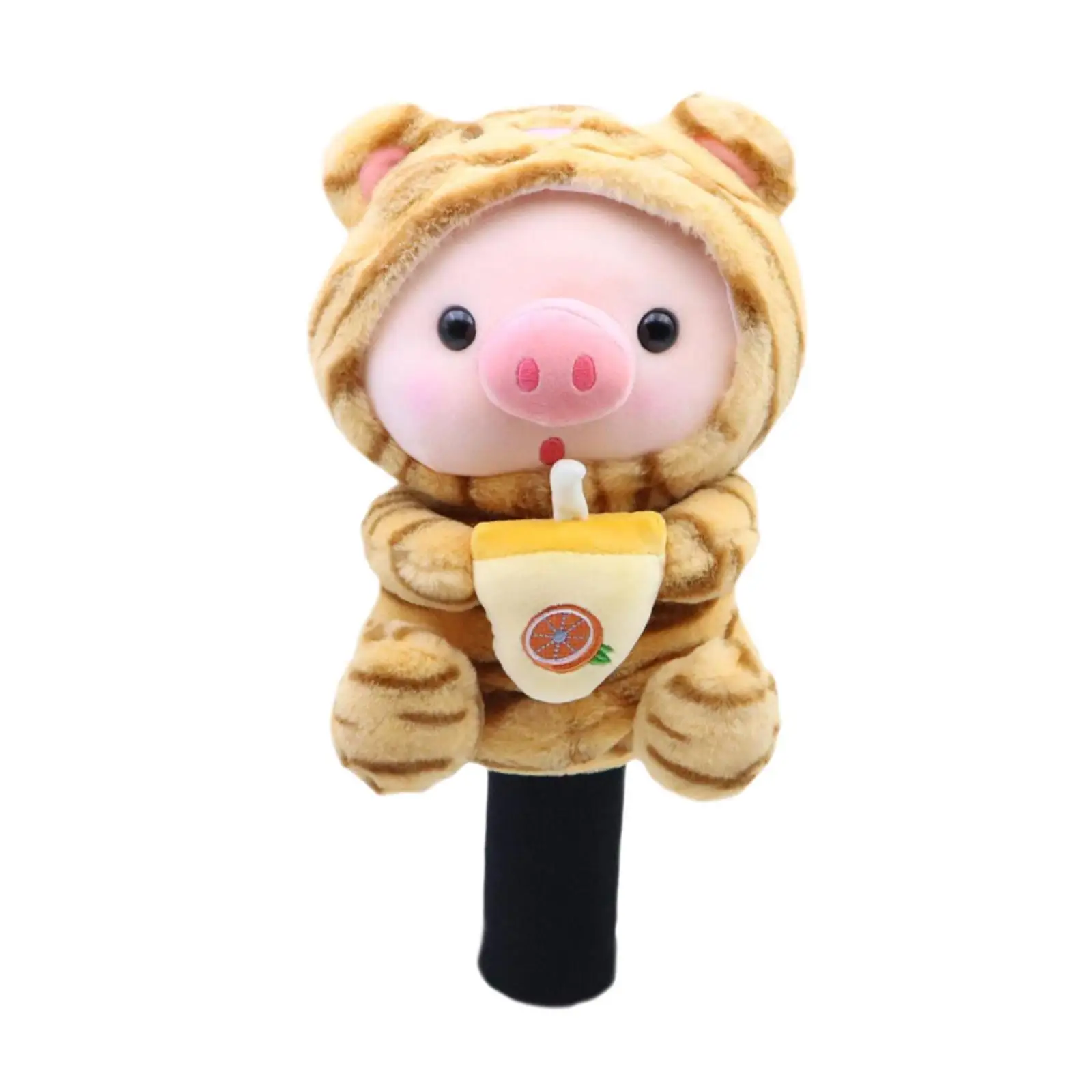 

Деревянный головной убор для водителя гольфа, подарок игроку в гольф, устойчивый к царапинам плюшевый милый защитный чехол, мультяшная защита в форме животного