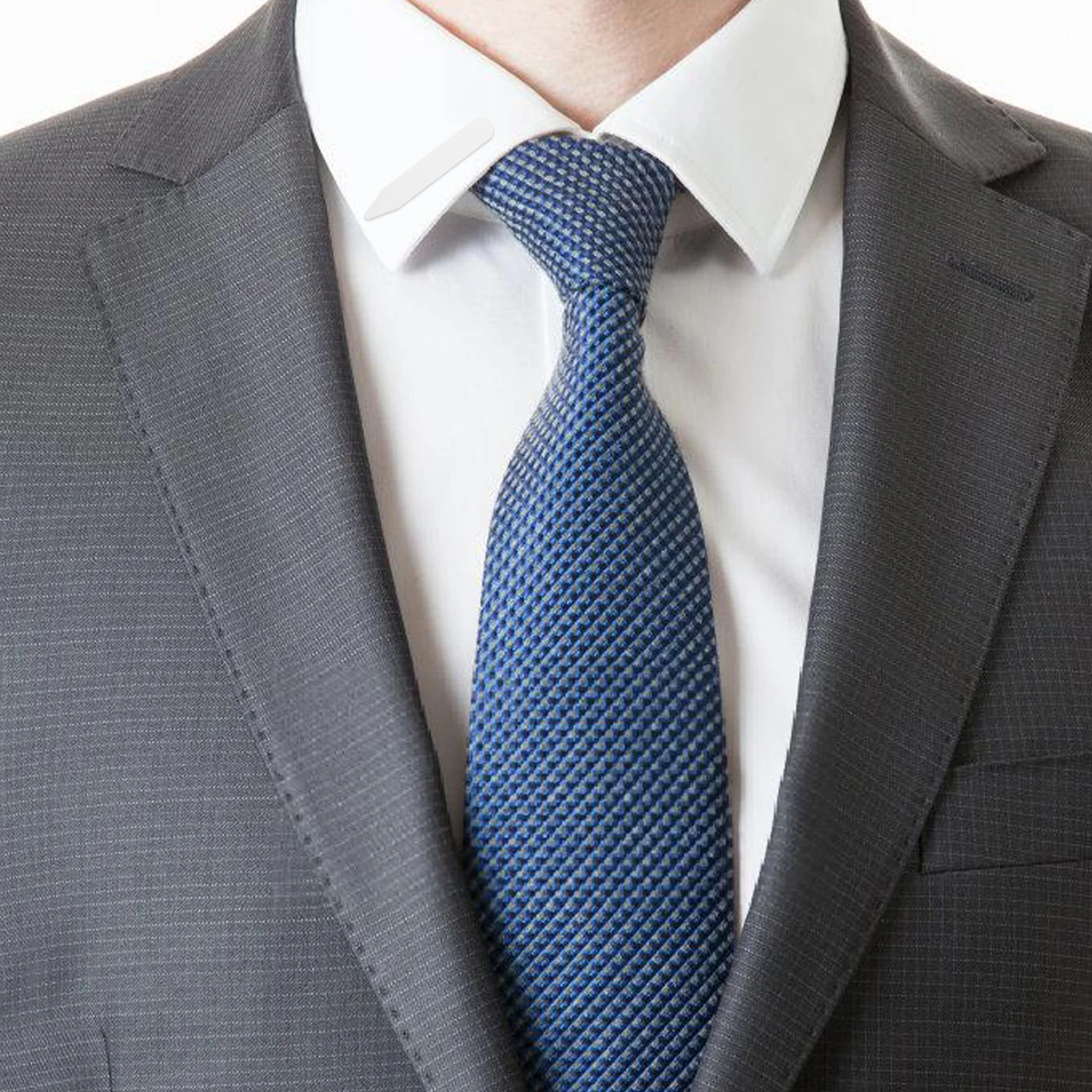 

200pcs Plastic Collar Stays White Shirt 3 Sizes for Men Dress Shirts Gift Smooth Nylon Collar Bones