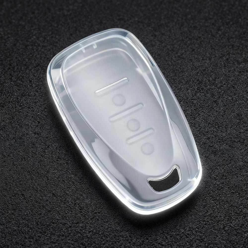 شفافة لسيارة شيفروليه فولت بولت تراكس ماليبو بليزر ترافيرس أونيكس إكوينو أورلاندو كروز سبارك سونيك كامارو غطاء حافظة مفاتيح السيارة