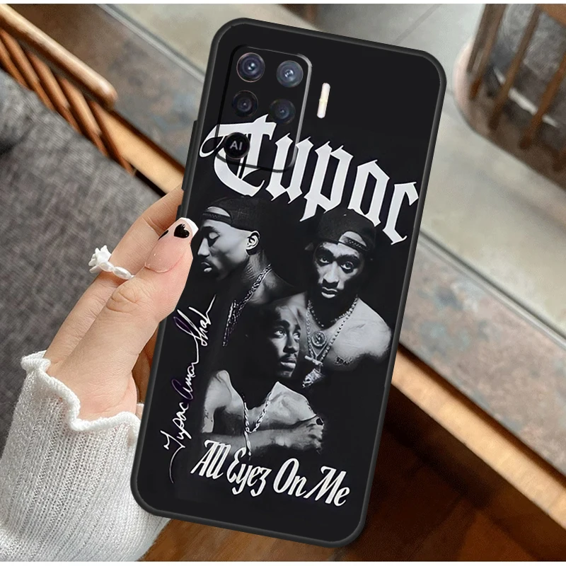 2Pac الهيب هوب المغني جراب هاتف ل ممن لهم A38 A58 A74 A15 A80 A60 A40 A94 A54 A98 A78 A18 A16 A76 A96 A17 A77 A57S