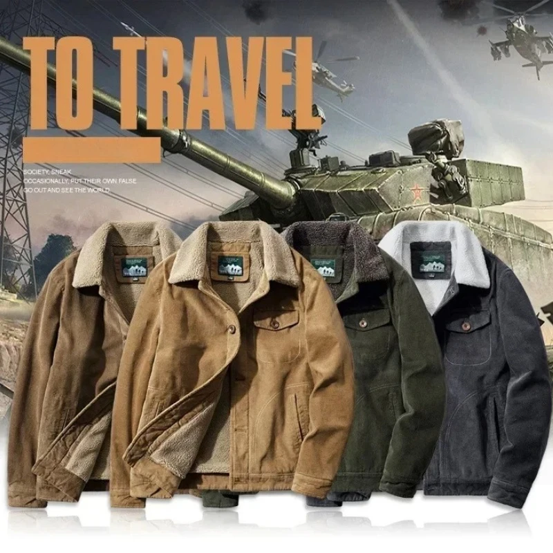 Quality Winter Clothing Bomber Jacket - Высококачественные теплые вельветовые рабочие парки для
