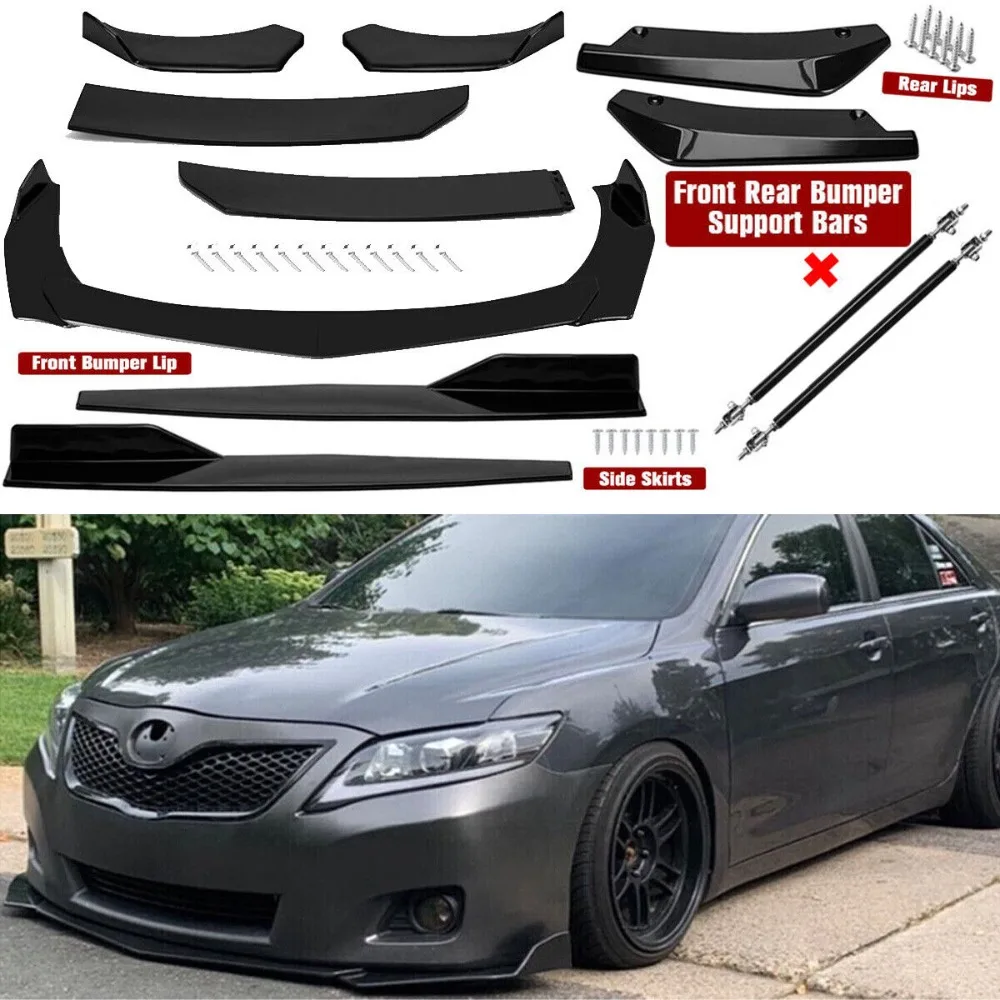 

For Toyota Corolla Front Rear Bumper Lip Spoiler Splitter Body Kit Side Skirt/ United States