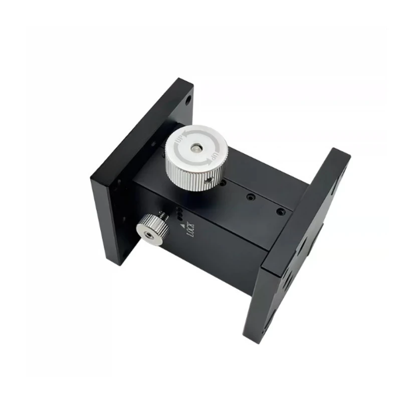 Z-Axis Lifting Dovetail Slide Table LSD-CT-6030Z Rack and Pinion Precision Manual Fine-Tuning Platform 60x60mm