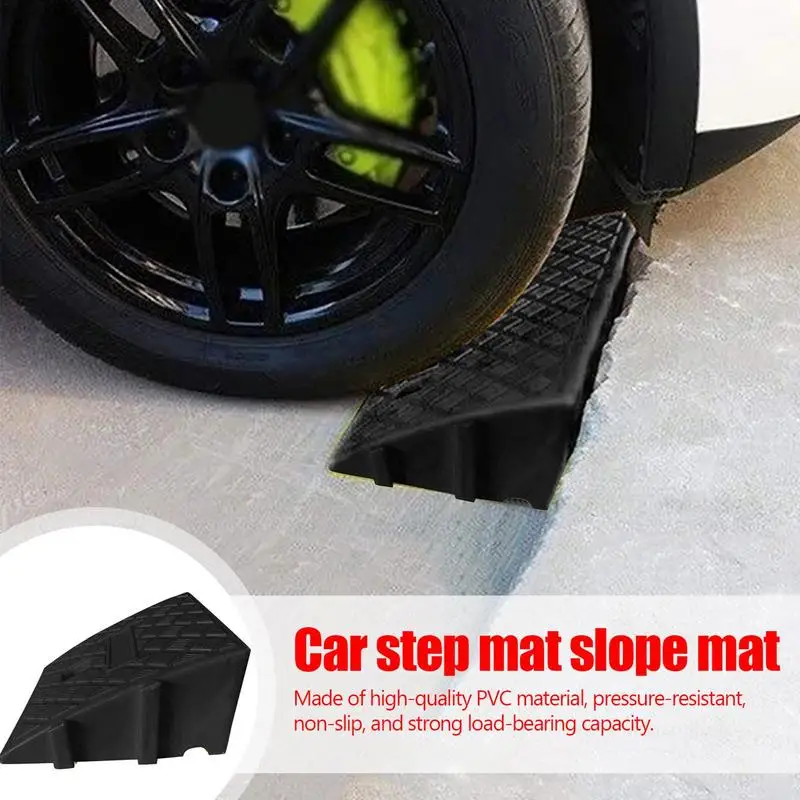 Anti-slip Car Wheel Driveway Ramps Portable Lightweight Tires Curb Ramps Heavy Duty Threshold Ramp Kit For Car Trailer Truck