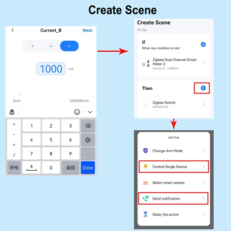 Умный двухсторонний измеритель энергии Tuya с Wi-Fi, Bidirection, с зажимом, App монитор, солнечная энергия, произведенная и потребляемая мощность, 240 В переменного тока