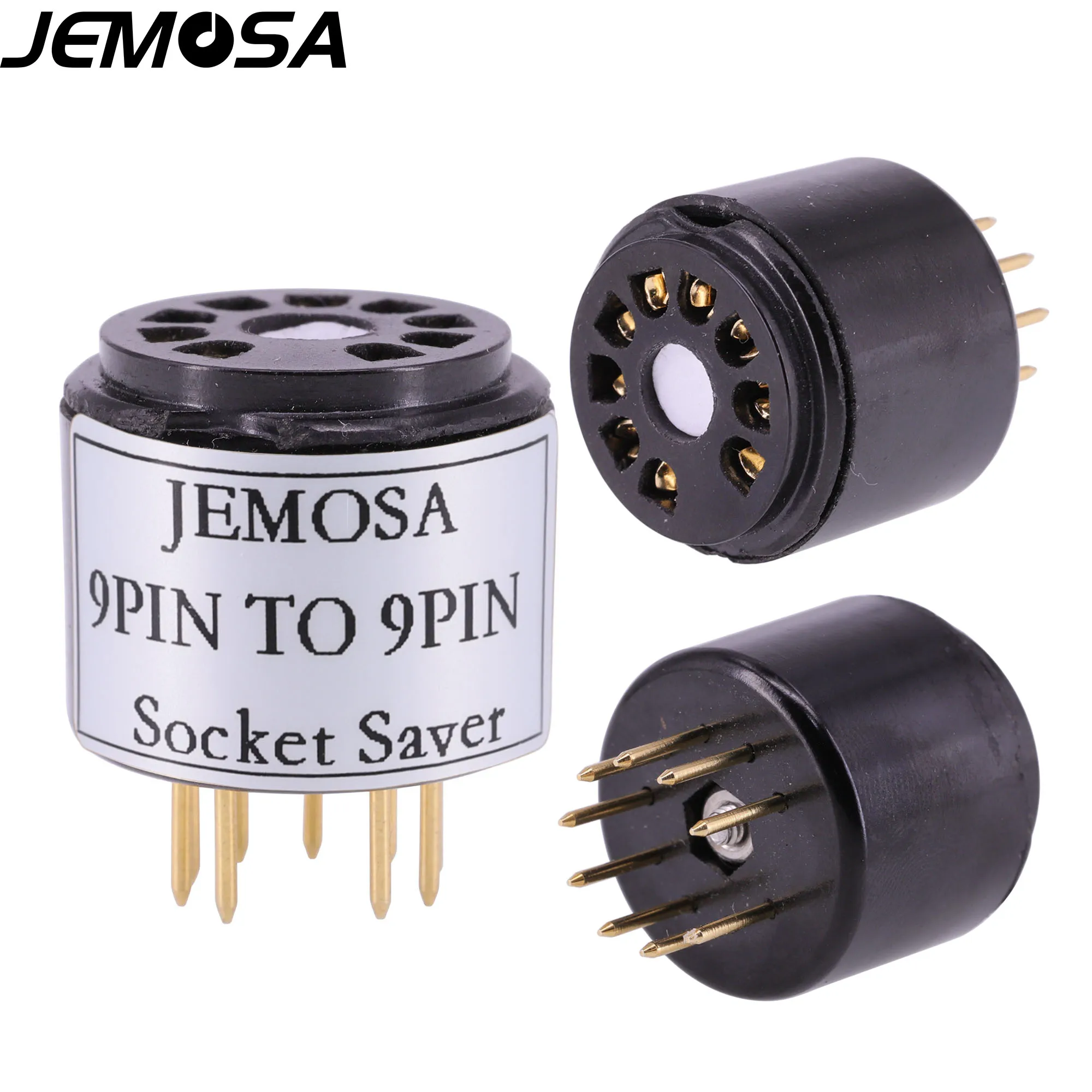 1PC 9Pin Vacuum Tube Saver Test Socket For 6922 E88CC 12AX7 12AU7 ECC82 ECC83 Vintage Tube Amplifier Audio Socket Adapter