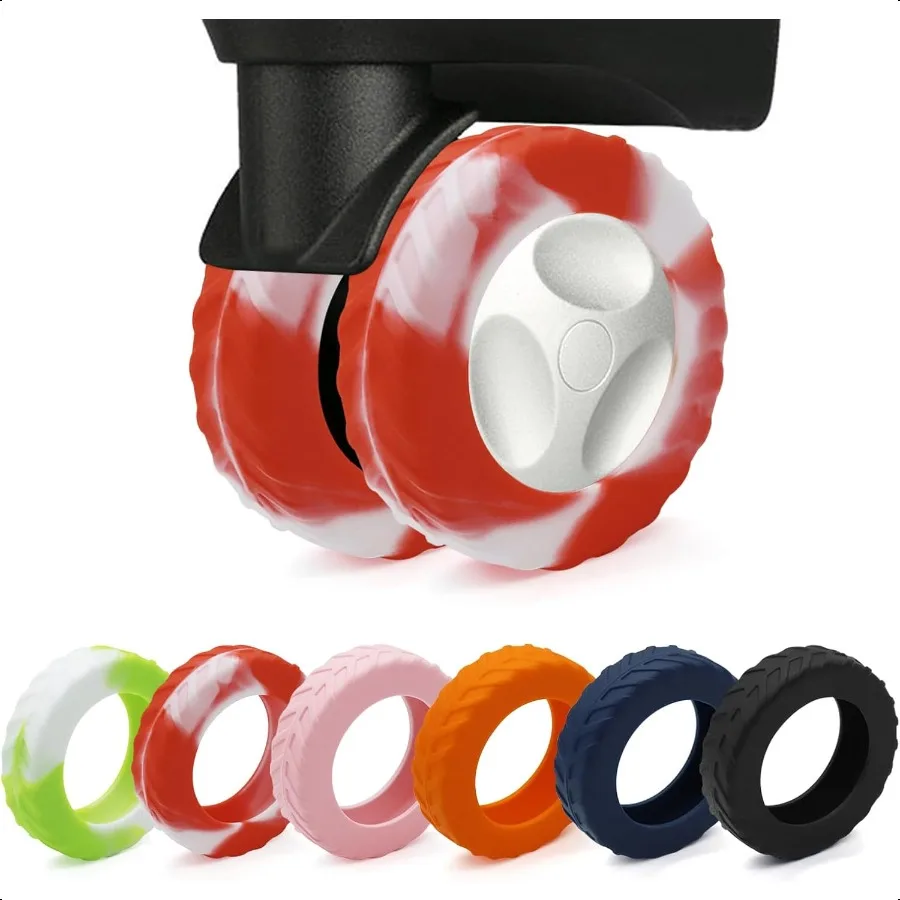 

Lage Compartment Wheel Protection Cover Upgraded 8Pack Anti Dust Scratch Noise Reduction Carry On Travel Suitcase Wheel Protect