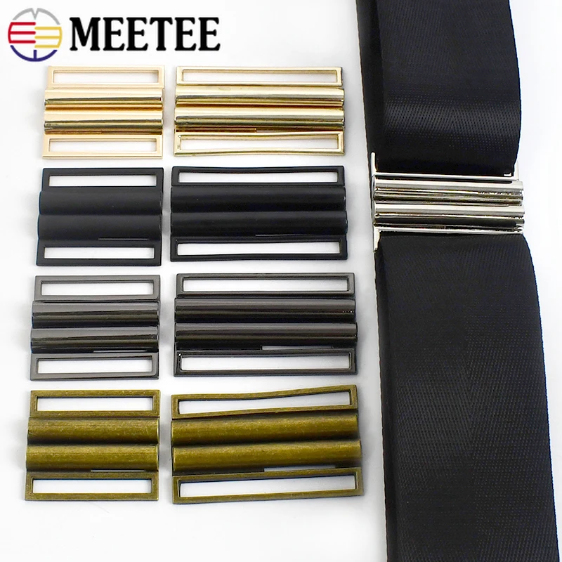 

2/5Pcs 30-80mm Metal Belt Buckles Women Waistband Adjust Clasps Garment Decoration Hook Buckles DIY Hardware Sewing Accessories