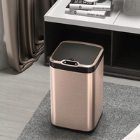 Hotel Kitchen 20L Intelligent Sensing Trash Can Modern Steel Material Waste Bin with Smart Sensor Control