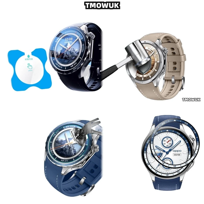 

For OPPO Watch X2 For CMF Watch Pro 2 9H Hardness Anti-Scratch HD Ultra-Thin Tempered Glass Screen Protector