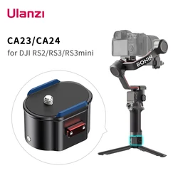 Ulanzi Claw Tripod Quick Release Base Mount Adapter for DJI RS2 RS3 RS3 Mini Handheld Gimbal Stabilizer Accessories