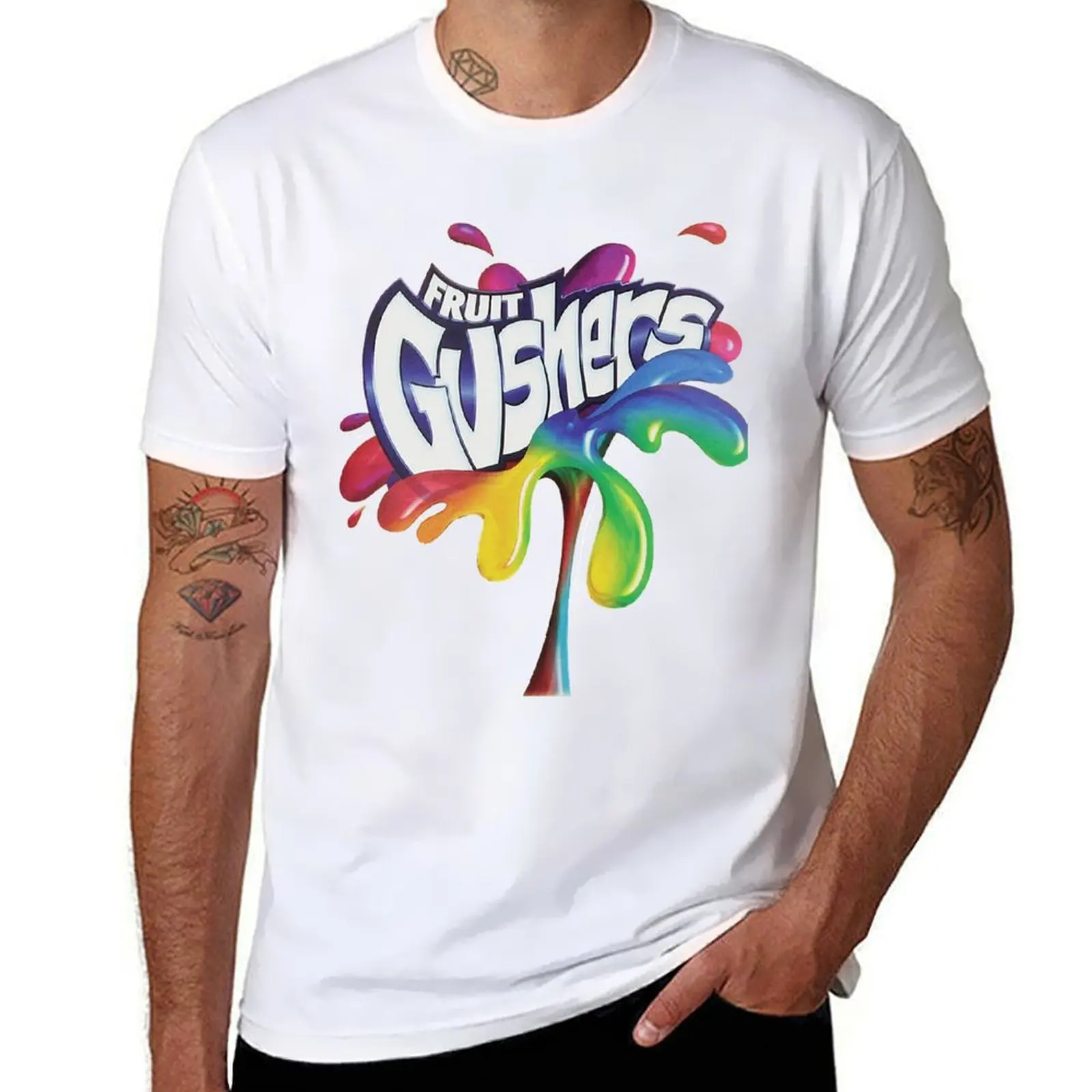 

Fruits Gushers Tee 90s logo T-Shirt g man t shirts for men man t shirts for men T-Shirt