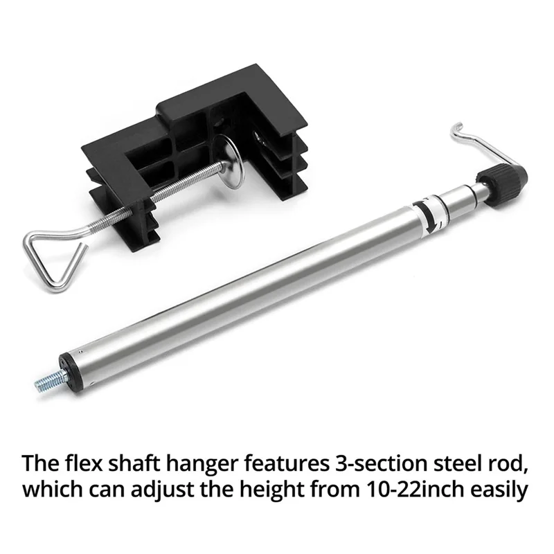 

J1UL1N 2 Pack Rotary Tool Round Grinder Telescopic Hanging Stand Holder With Table Clamp, Flex Shaft Hanger Stand Tool Durable