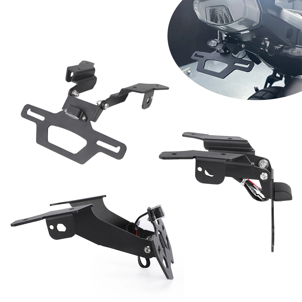 Tail Tidy Fender Eliminator Kit For CFMOTO 450MT 800MT-X 2026 License Plate Bracket Foldable Registration Frame Holder Support