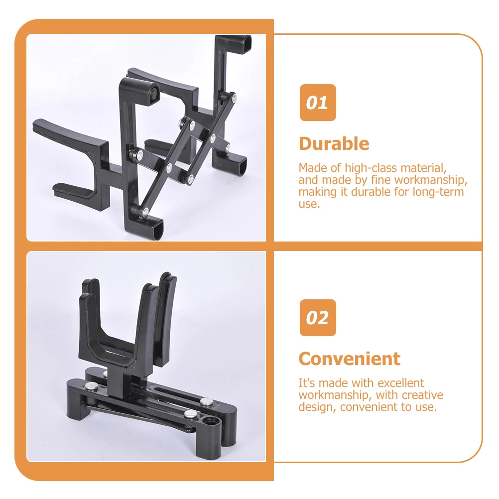 

Violin Stand Floor Bracket Stretchable Support Fall to The Ground Supply Folding Stands Metal Professional