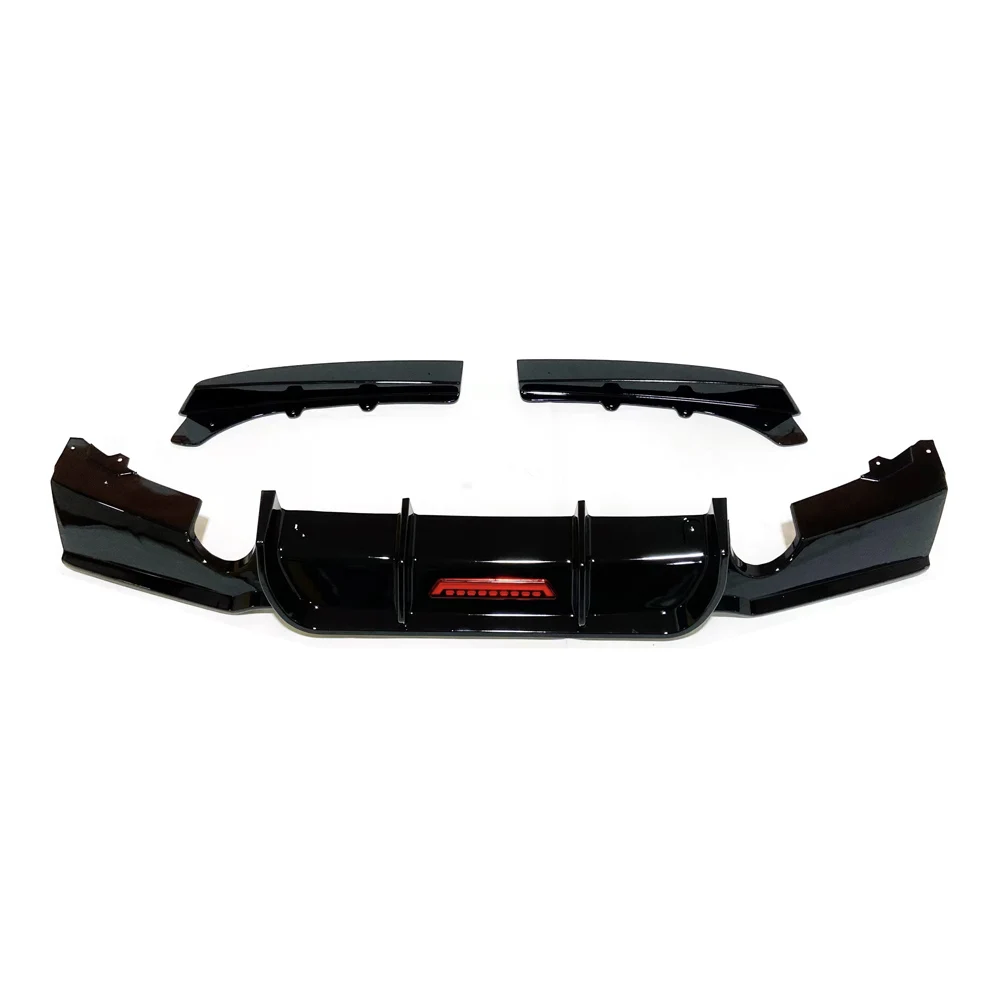 

3 SERIES F30 F35 gloss black rear lip F30 rear diffuser for custom