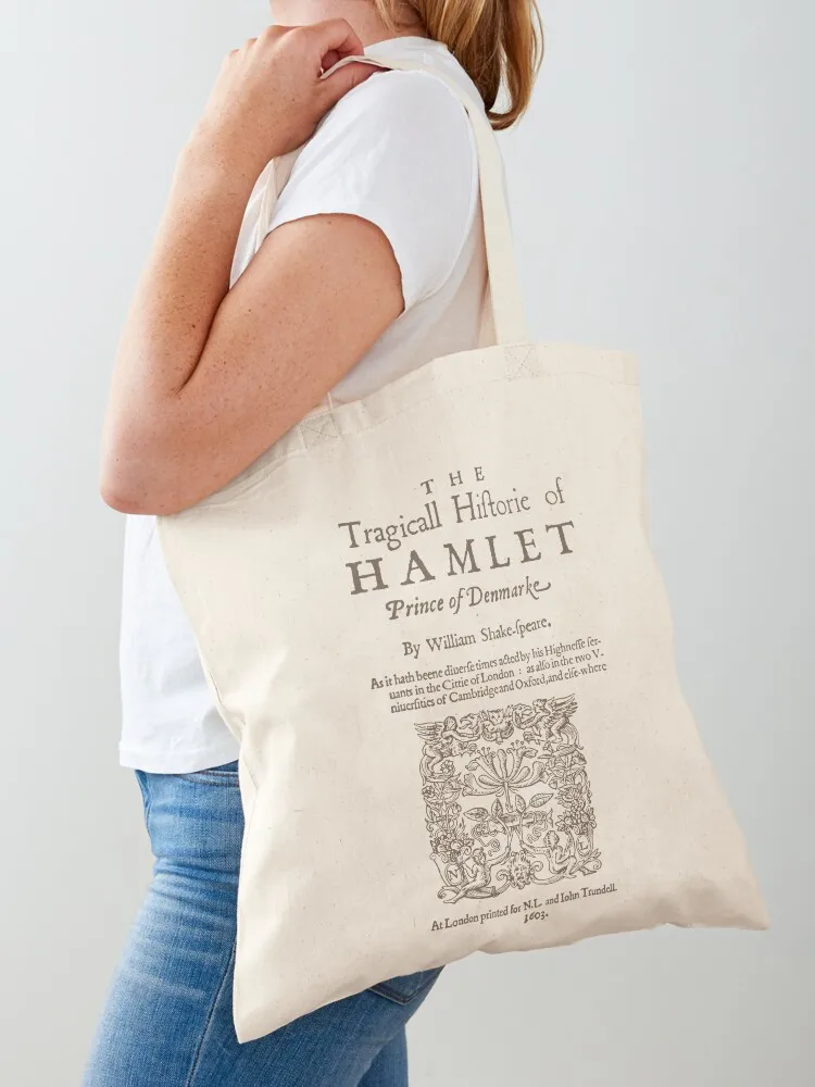

Shakespeare, Hamlet 1603 Tote Bag free delivery bags hand bag tote bag women hand ladies