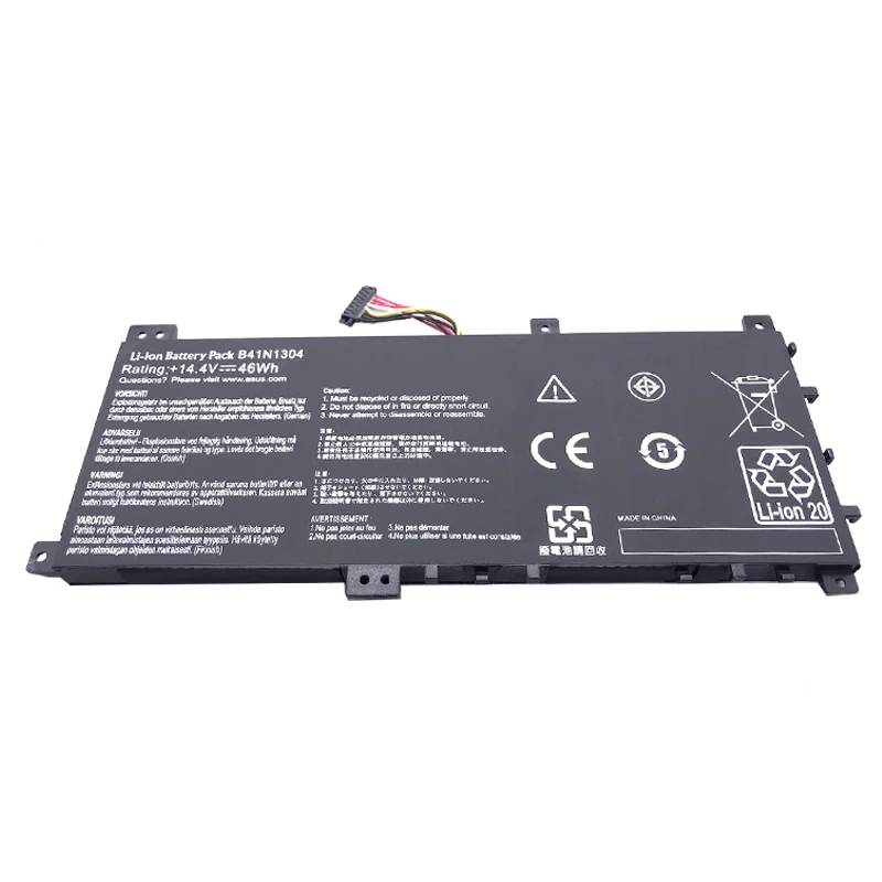 Imagem -02 - Lmdtk Novo B41n1304 Bateria do Portátil para Asus S451las451la-ds51t-cafor Vivobook V451la V451la-ds51t 14.4v 46wh
