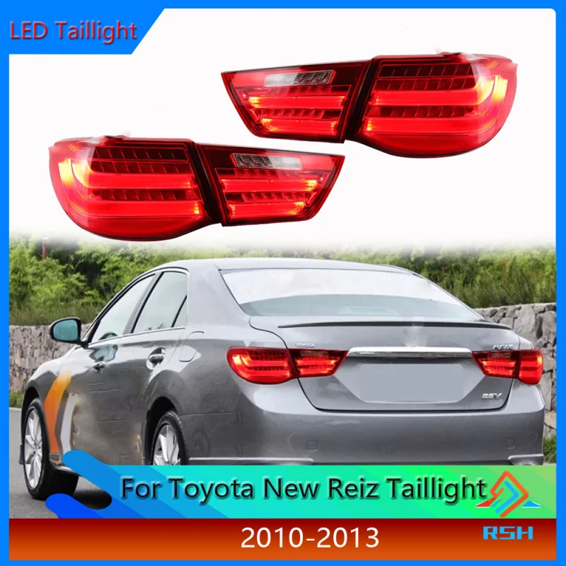 

For Toyota New Reiz LED Taillight Assembly 2010-2013 Modified BMW Style LED Driving Brake Turn Signal Light Reverse Rear Lamp