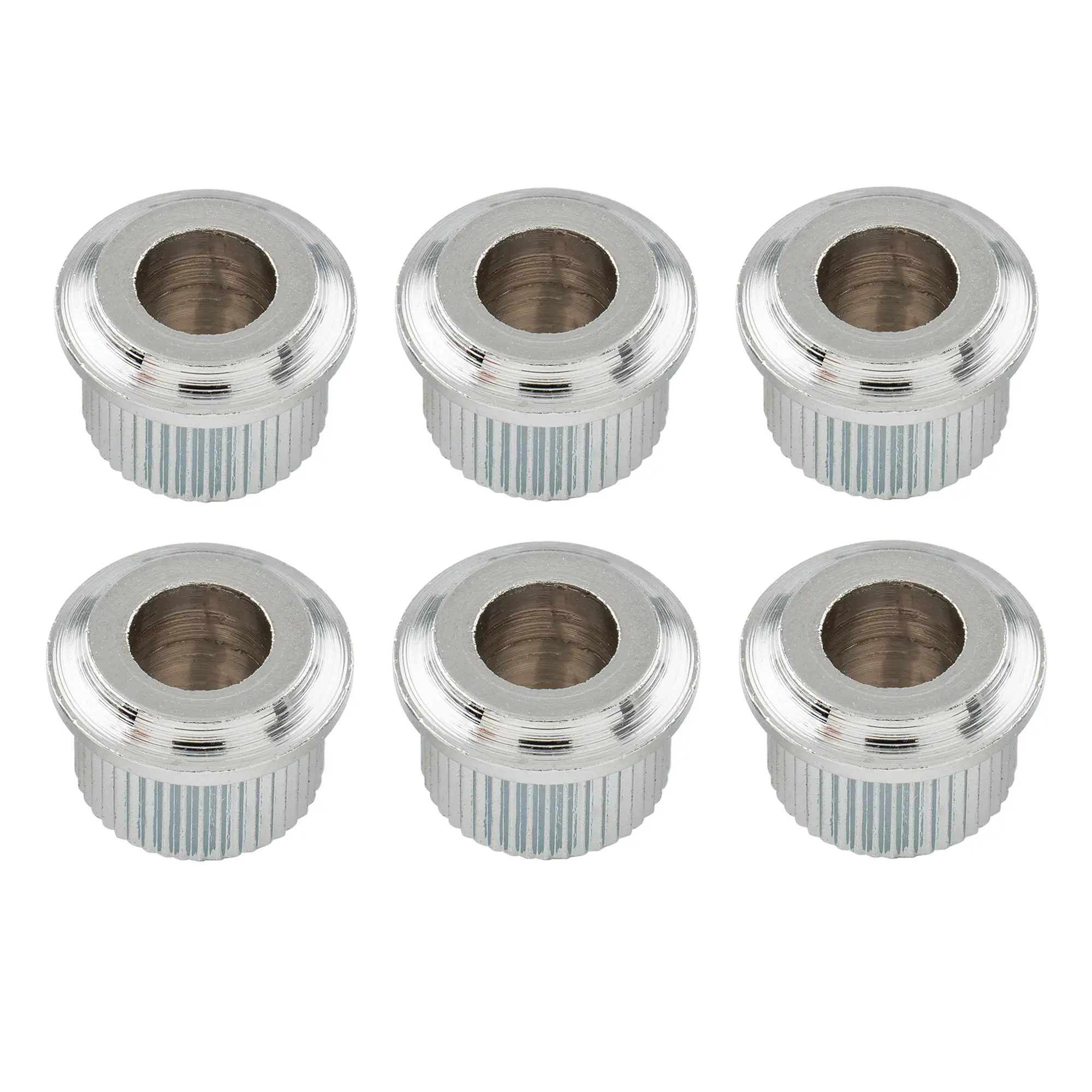 6PCS Guitar Tuning Peg Conversion Bushings – Durable Adapter Ferrules for Electric/Acoustic, Precision Hardware Set