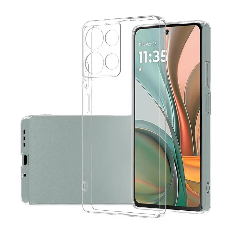 

Ultrathin Transparent Phone Case for Motorola Moto Edge 70 Fusion Plus Edge70Fusion Soft Clear TPU Shockproof Back Cover Housing