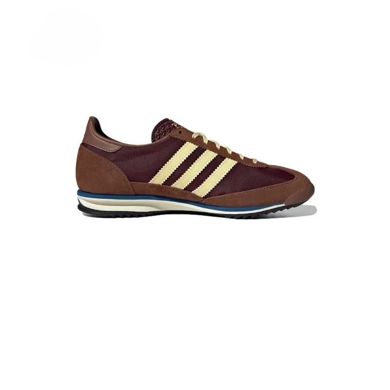 Adidas Originals SL 72 RS Men Woman Casual Running Shoes Brown Rice Suede Outdoor Fashion Non-slip Walking Sneakers