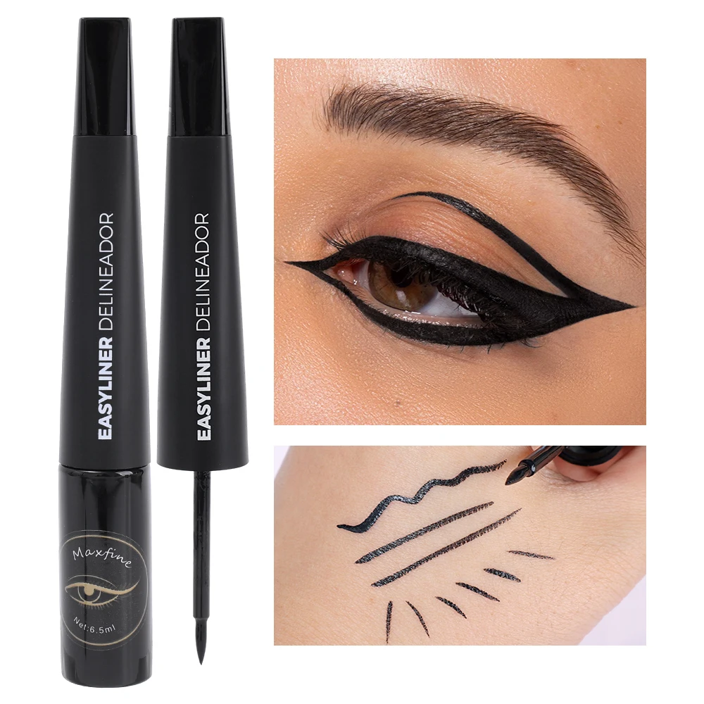 Liquid Eyeliner Pencil Black Smooth Quick Dry Waterproof Lasting Brown Eye Liner Pen Easy To Wear Sweatproof Eye Makeup Cosmetic